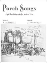 Porch Songs Light-hearted laments for High Voice, 36 pgs