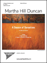 A Season of Sensations for medium voice and piano, 24 pgs
